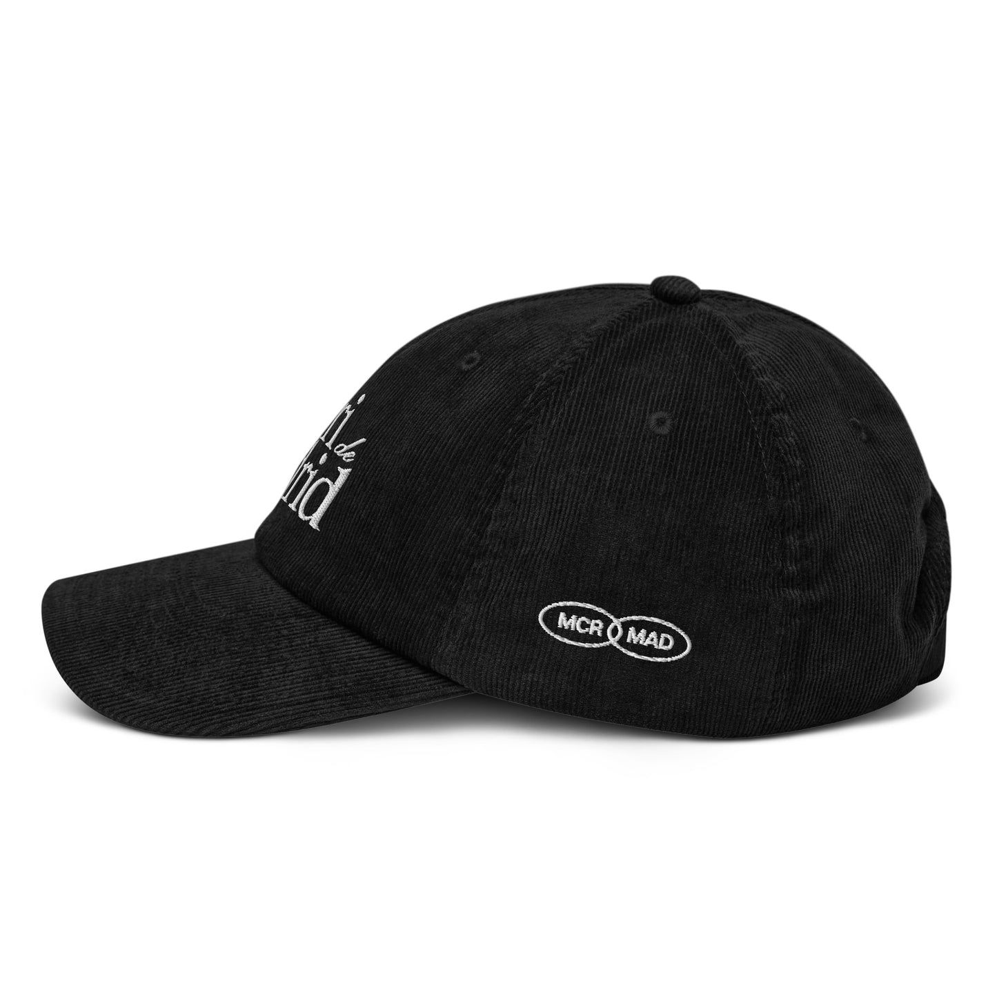 El Guiri de Madrid Corduroy Hat - Black