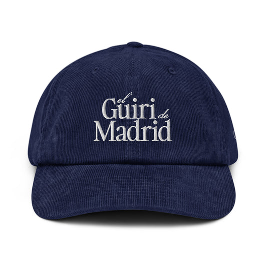 El Guiri de Madrid Corduroy Hat - Oxford Navy